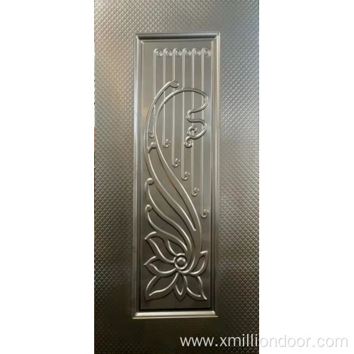 Decorative embossed metal panel